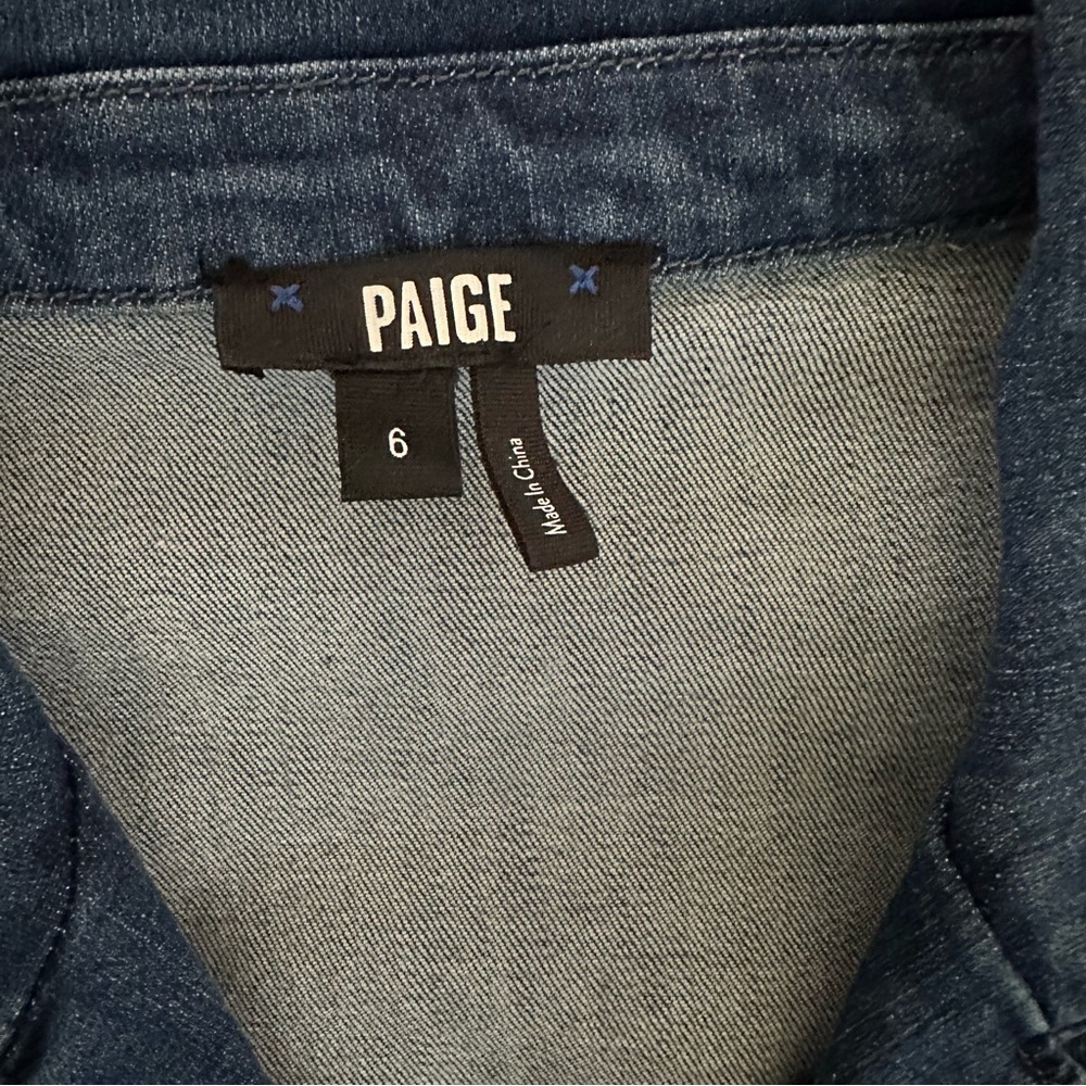 Paige Jeans Denim Romper - Mayslie - Picture 4 of 7
